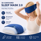 Deep Sleep Mask 2.0 — 3D Contoured Blackout Eye Mask