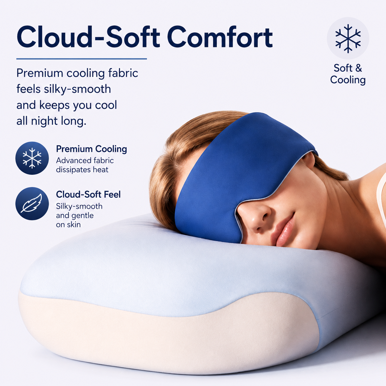 Deep Sleep Mask 2.0 — 3D Contoured Blackout Eye Mask