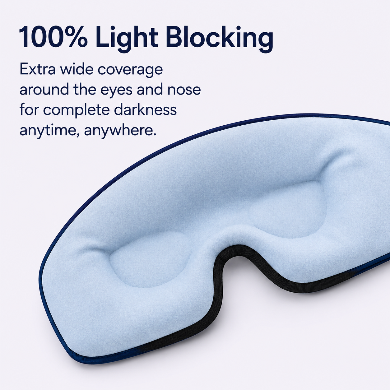 Deep Sleep Mask 2.0 — 3D Contoured Blackout Eye Mask