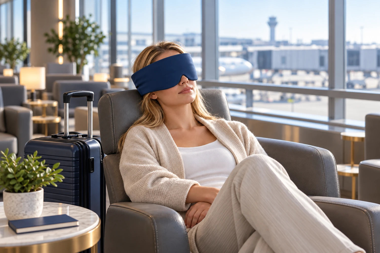 Celovix mask packed for an airport layover
